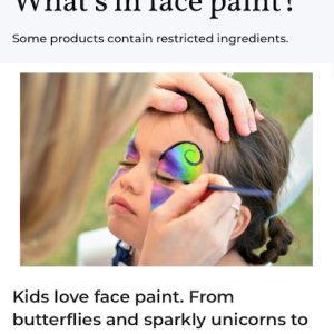 Consumer Results on Face Paint Tests